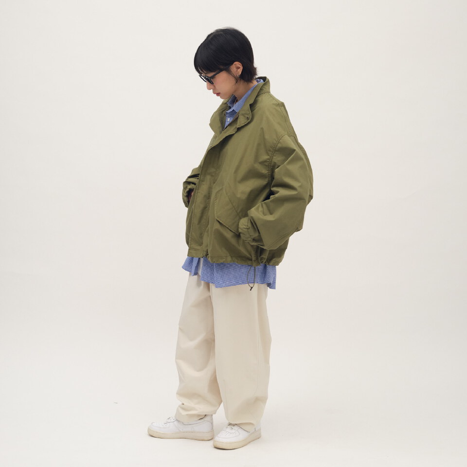 薄款短版軍風外套