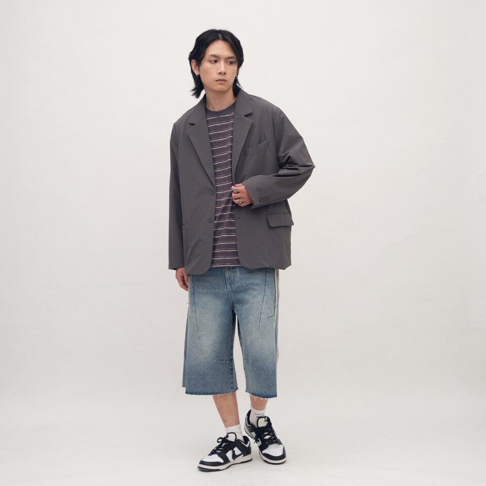 都會機能日常防潑水彈性西裝外套