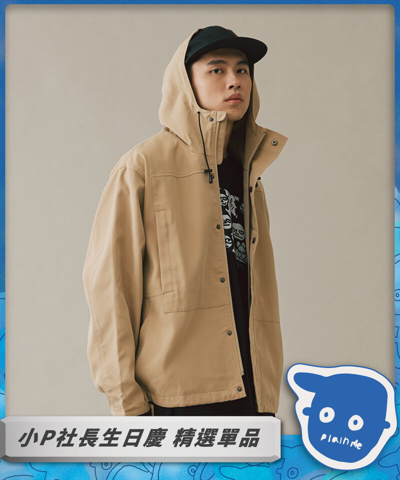 機能防潑水軟殼風衣外套