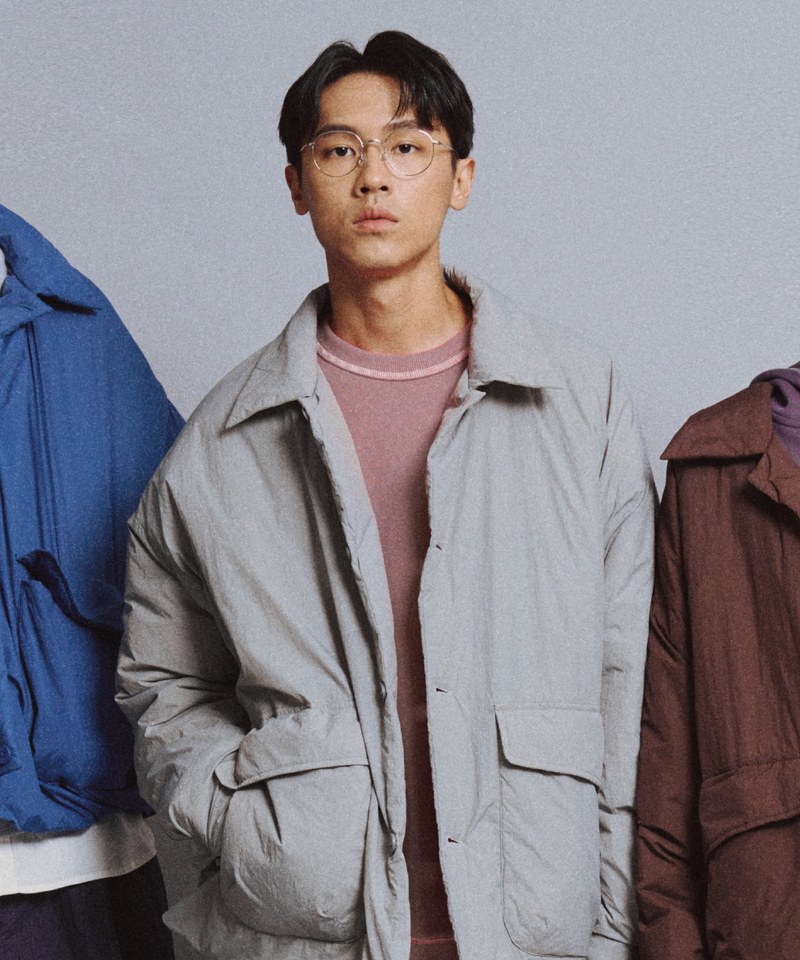 大人感雲朵鋪棉外套