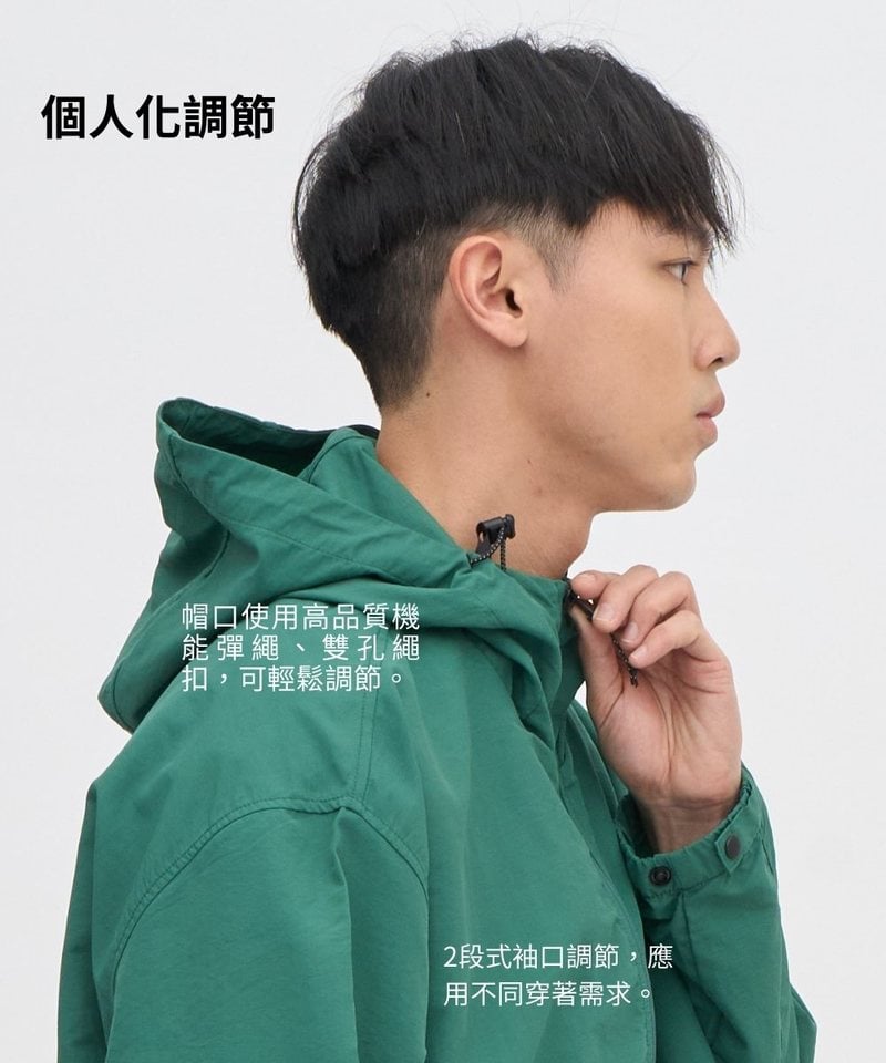PLN1177-251 防潑水抗UV連帽外套
