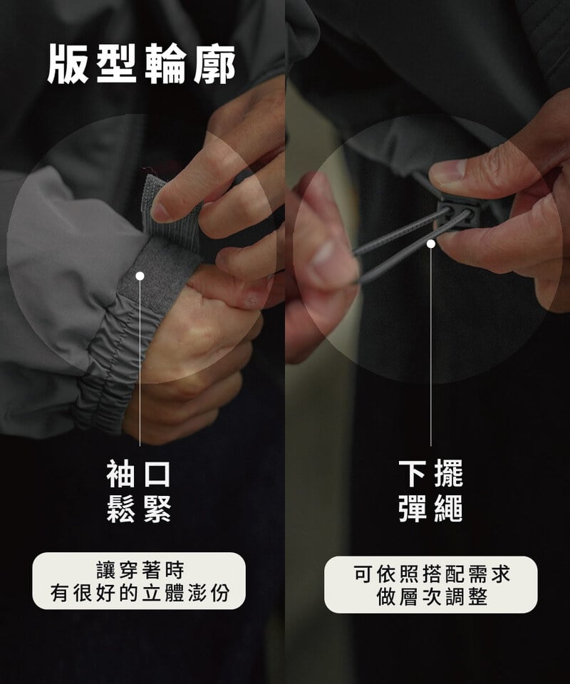 PLN1195-252 【預購】防潑水立領連帽鋪棉外套