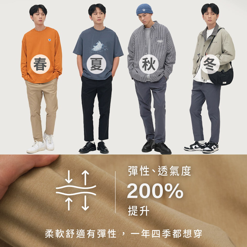 PLN1679 LOKA防潑水彈性修身神褲2.0