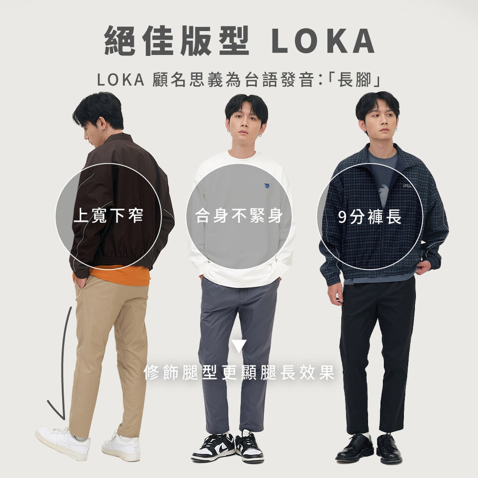 PLN1679 LOKA防潑水彈性修身神褲2.0