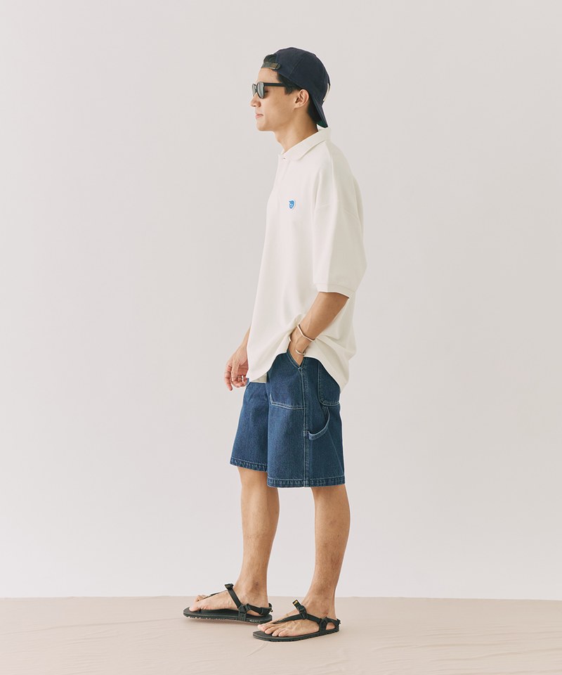 丹寧工作短褲