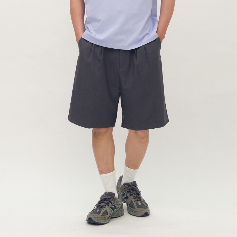 PLAIN刺繡EASY短褲