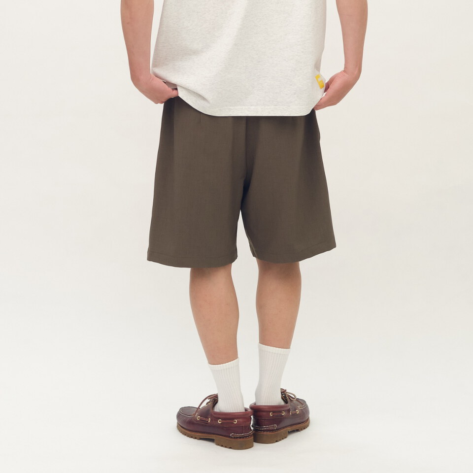 PLAIN刺繡EASY短褲