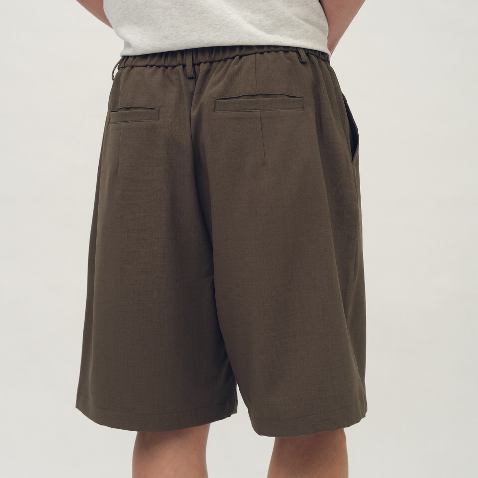 PLAIN刺繡EASY短褲