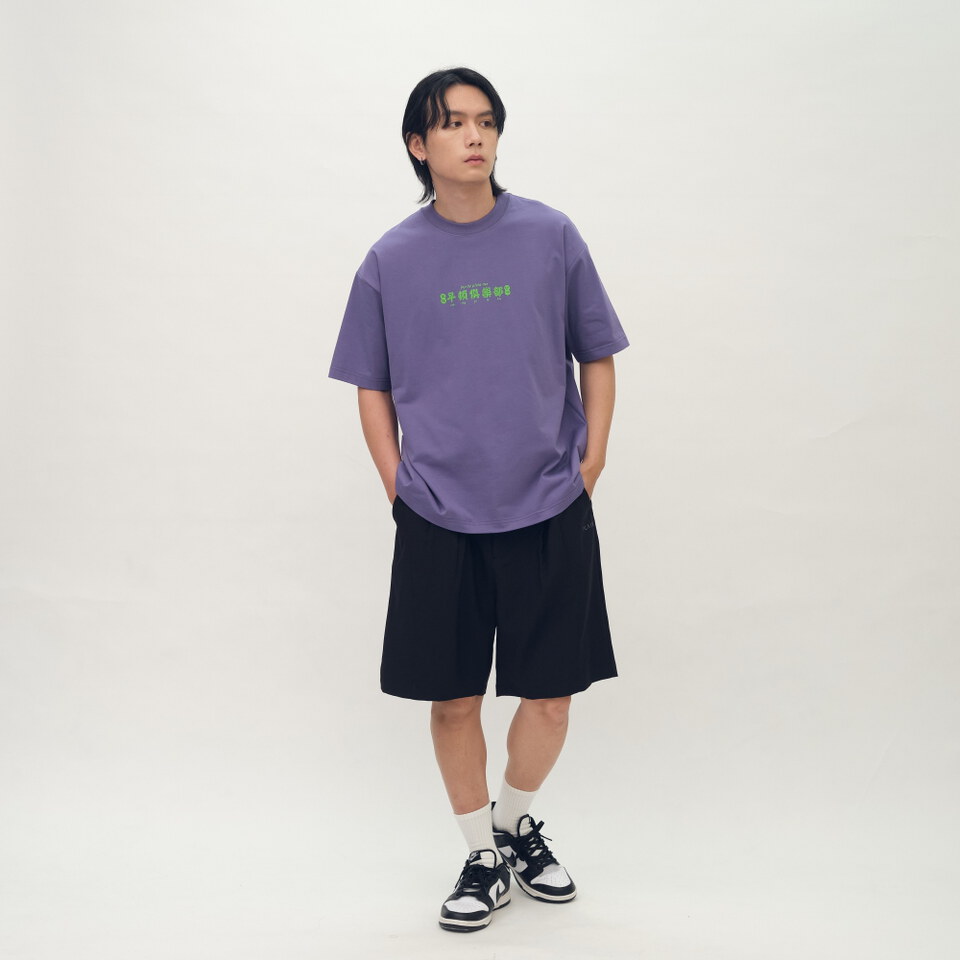 PLAIN刺繡EASY短褲