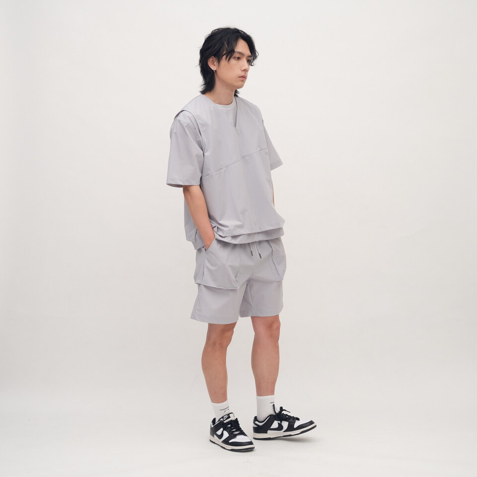 吸濕快乾立體口袋短褲
