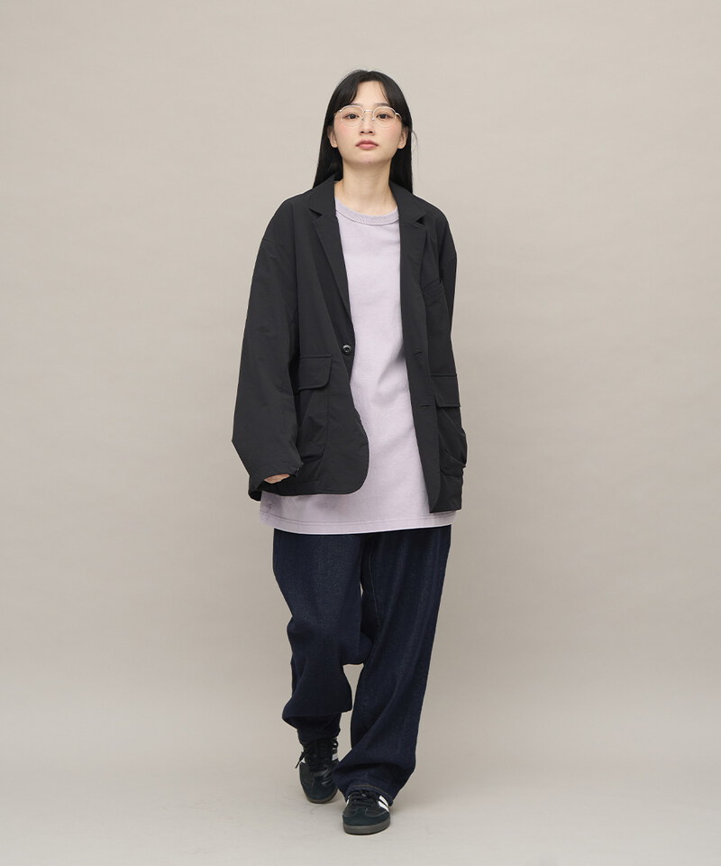 HERO丹寧修身直筒長褲