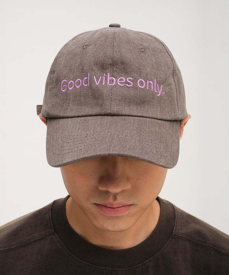 Good vibes only 刺繡老帽