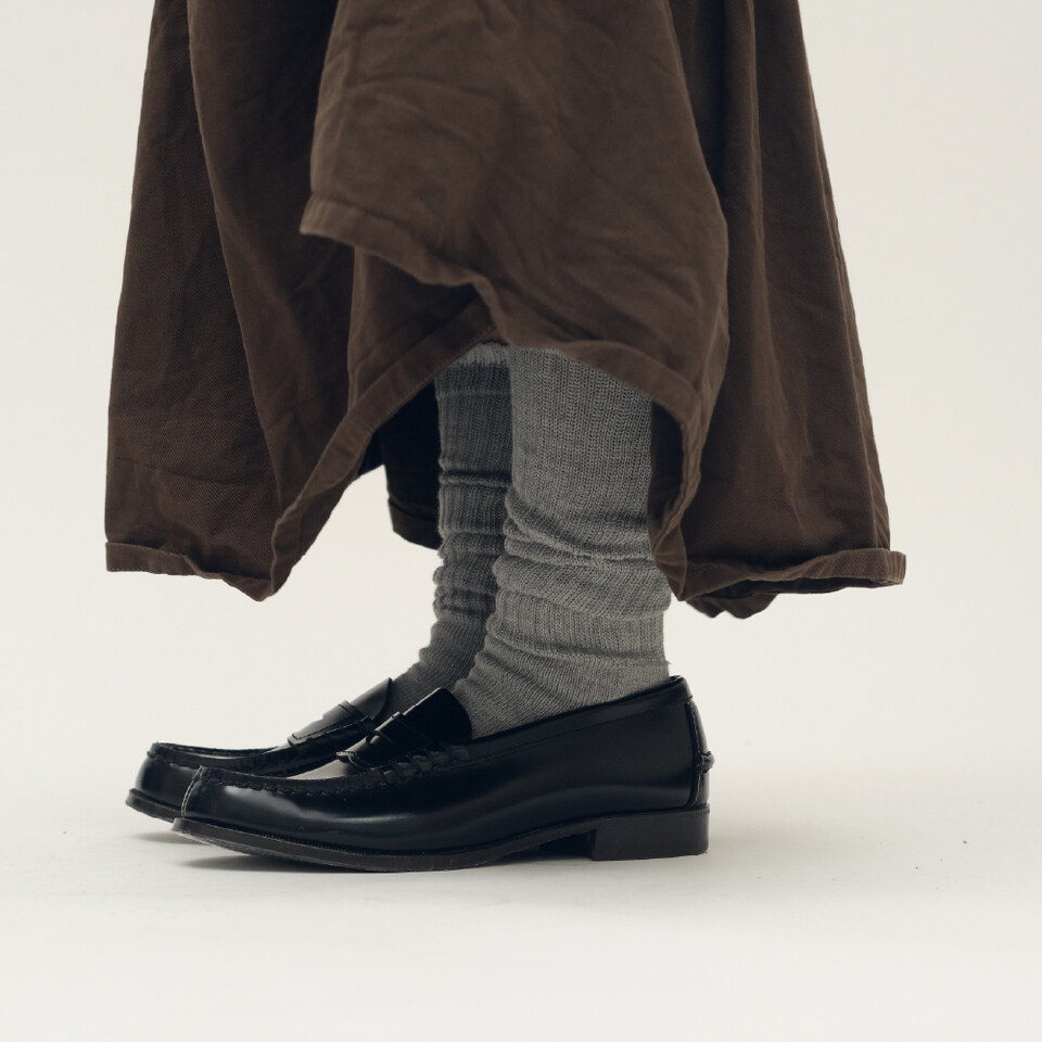 PLN2956-261 PLAIN多色logo蓬鬆堆堆襪