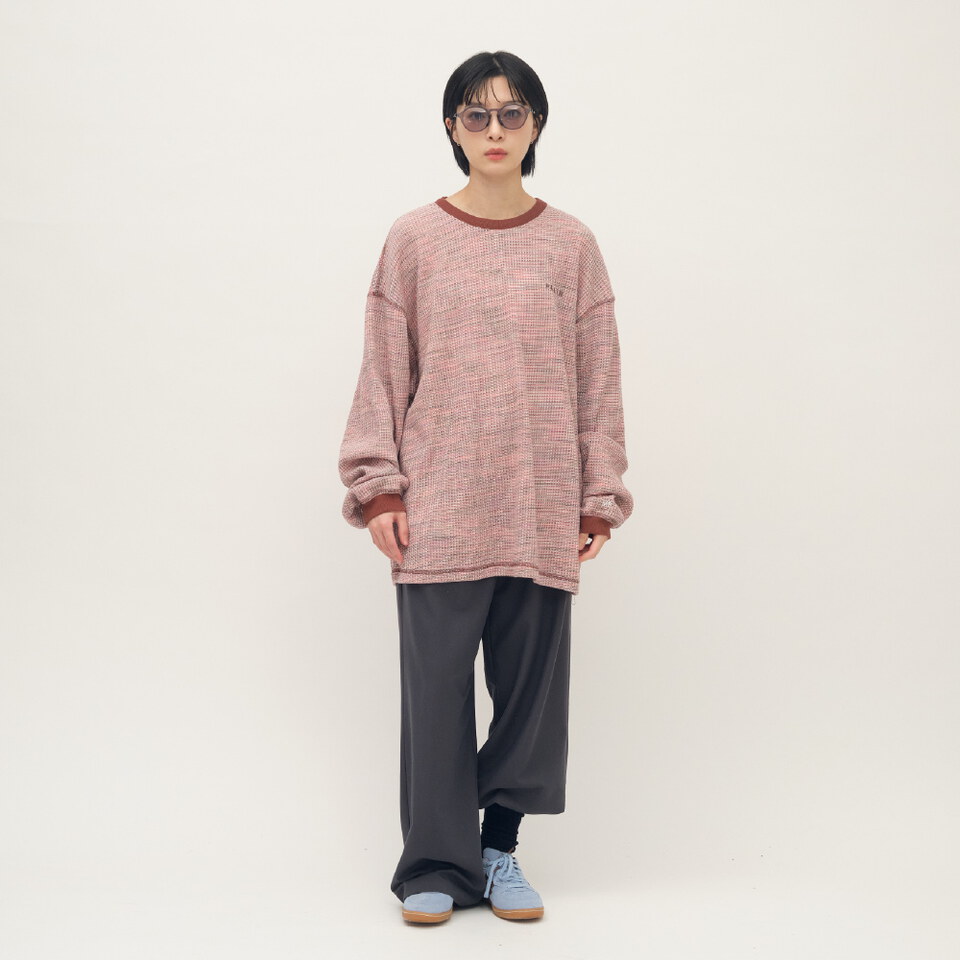 PLAIN多色logo蓬鬆堆堆襪