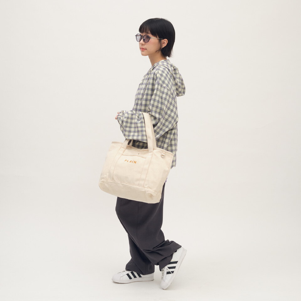 PLAIN 丹寧/帆布Tote包 (大)