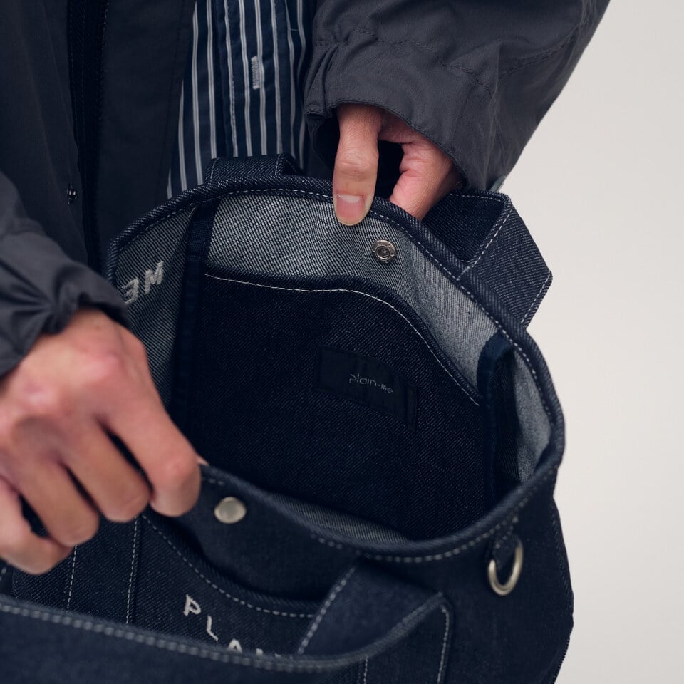 PLAIN 丹寧/帆布Tote包 (小)