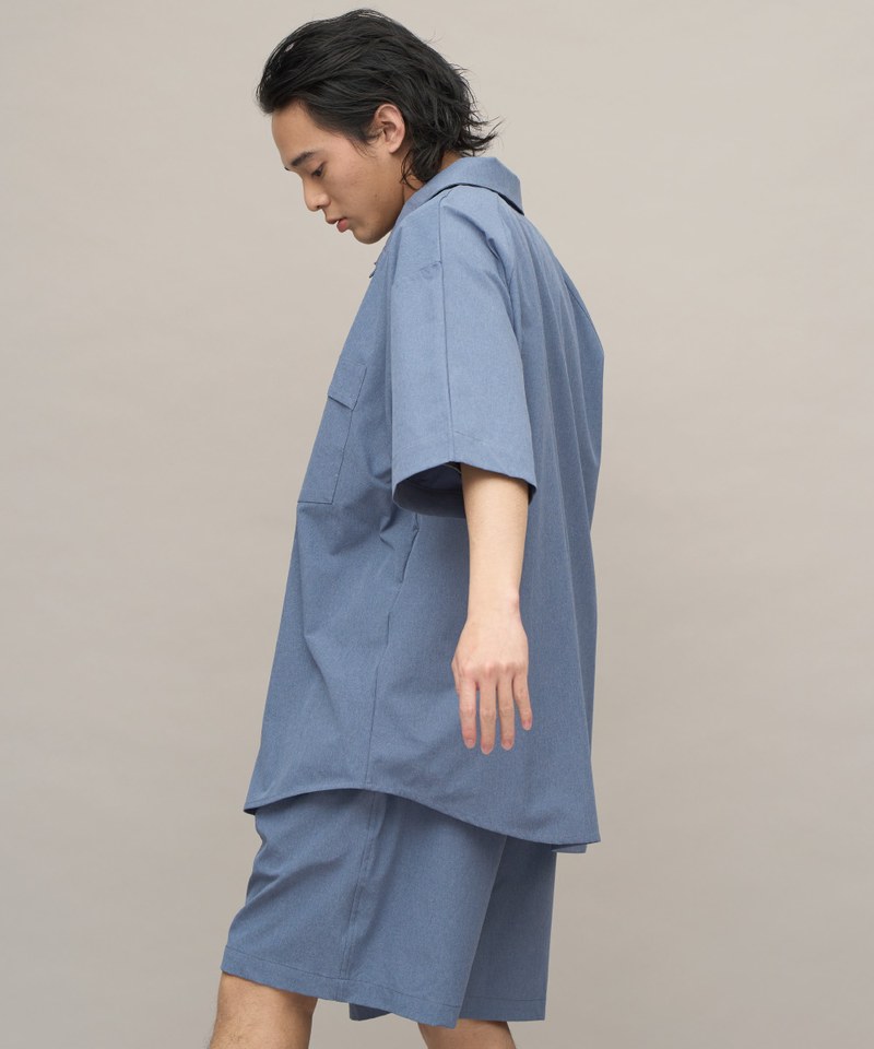 吸濕排汗六分袖寬鬆襯衫