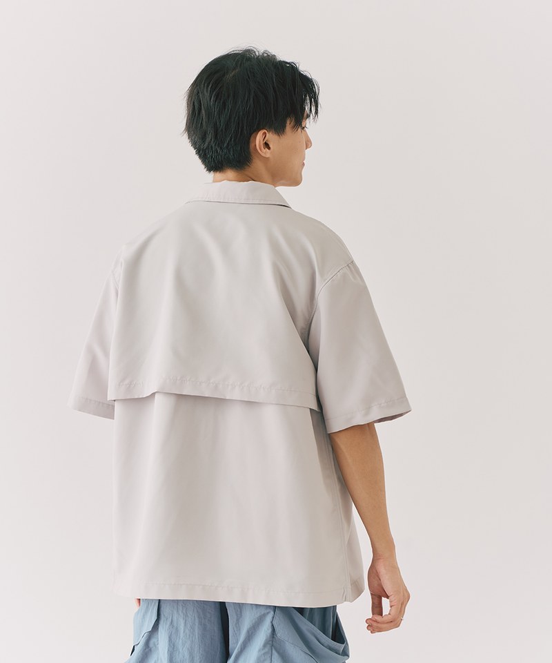 防潑水短袖襯衫