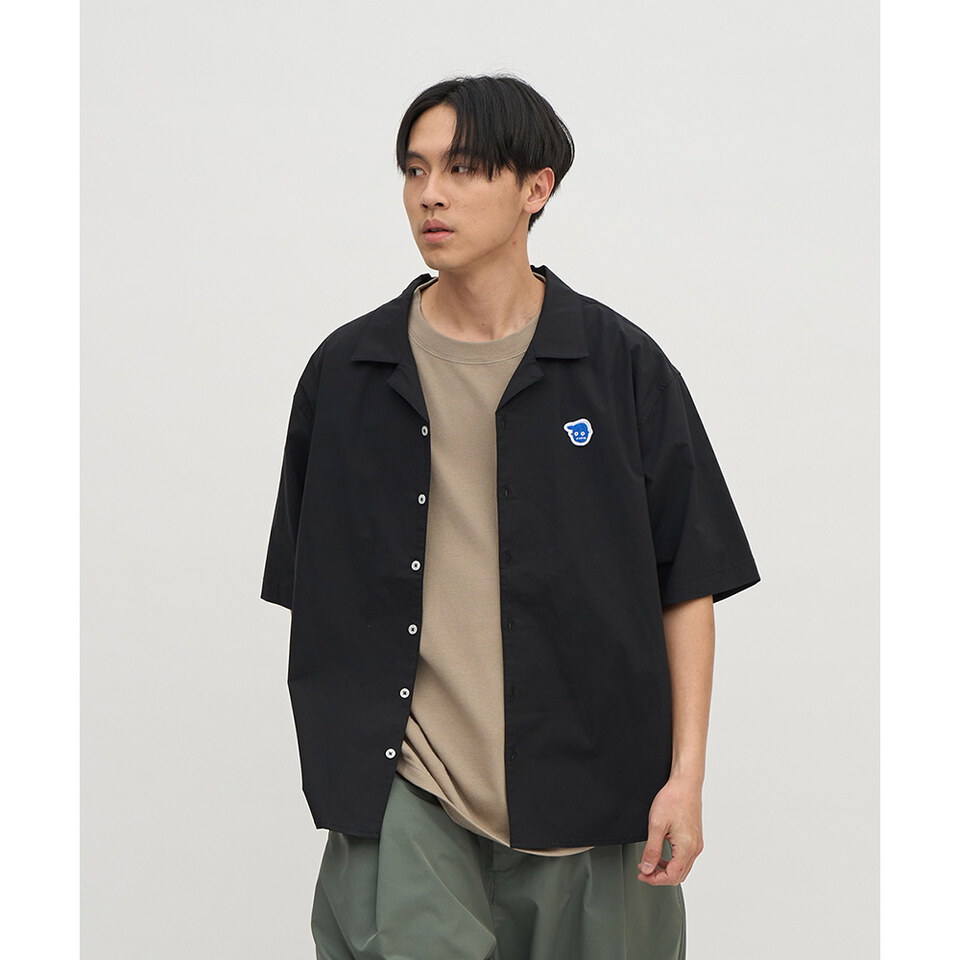 小P社長開領短袖襯衫