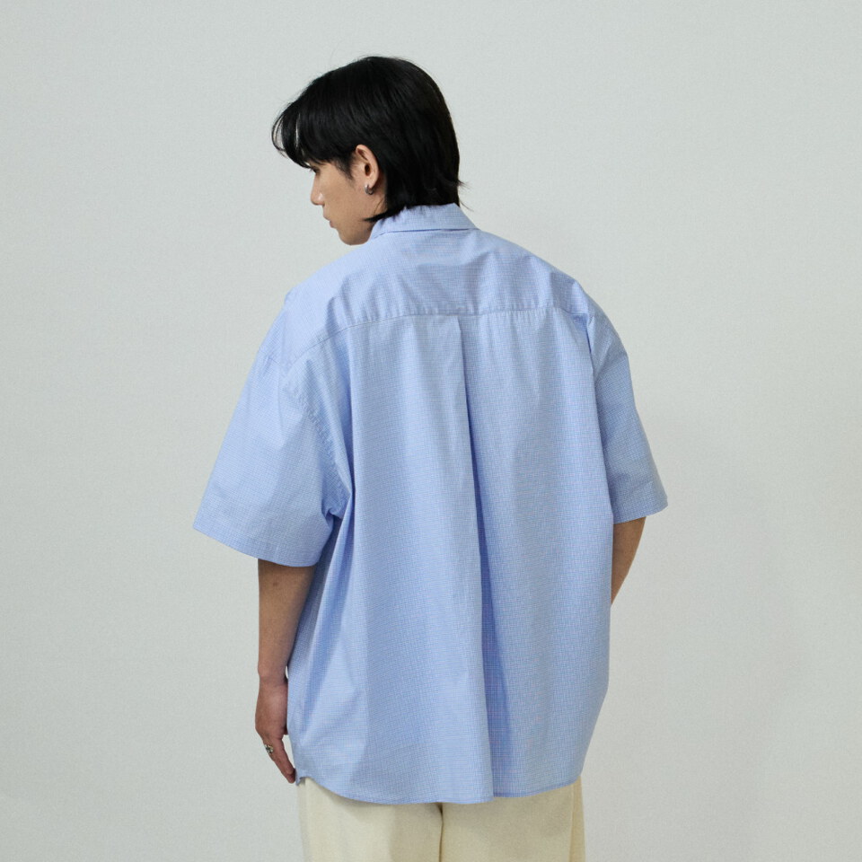 clip by clip OVERSIZE格紋短袖襯衫