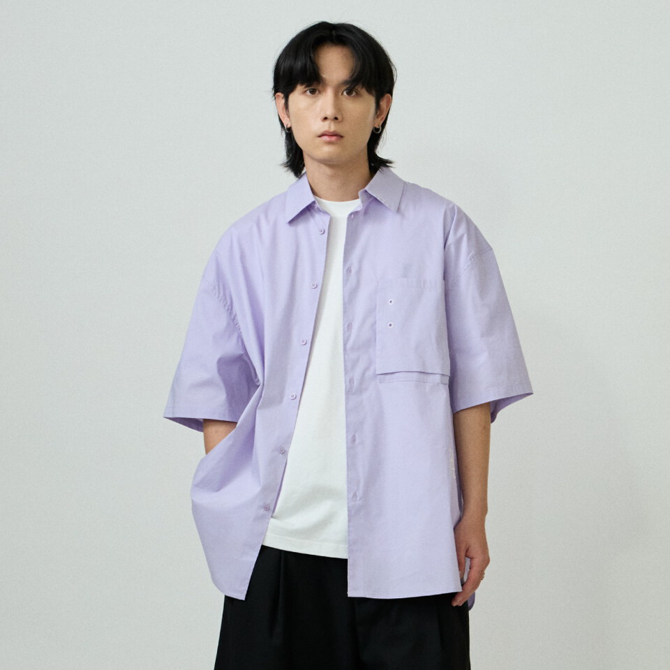 PLN3364-261 clip by clip OVERSIZE短袖襯衫