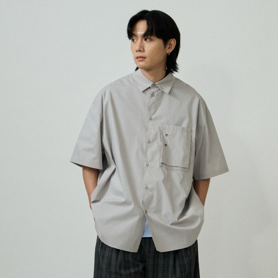 clip by clip OVERSIZE短袖襯衫