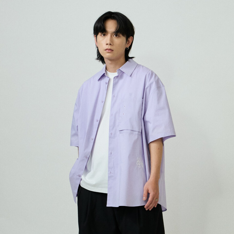 clip by clip OVERSIZE短袖襯衫