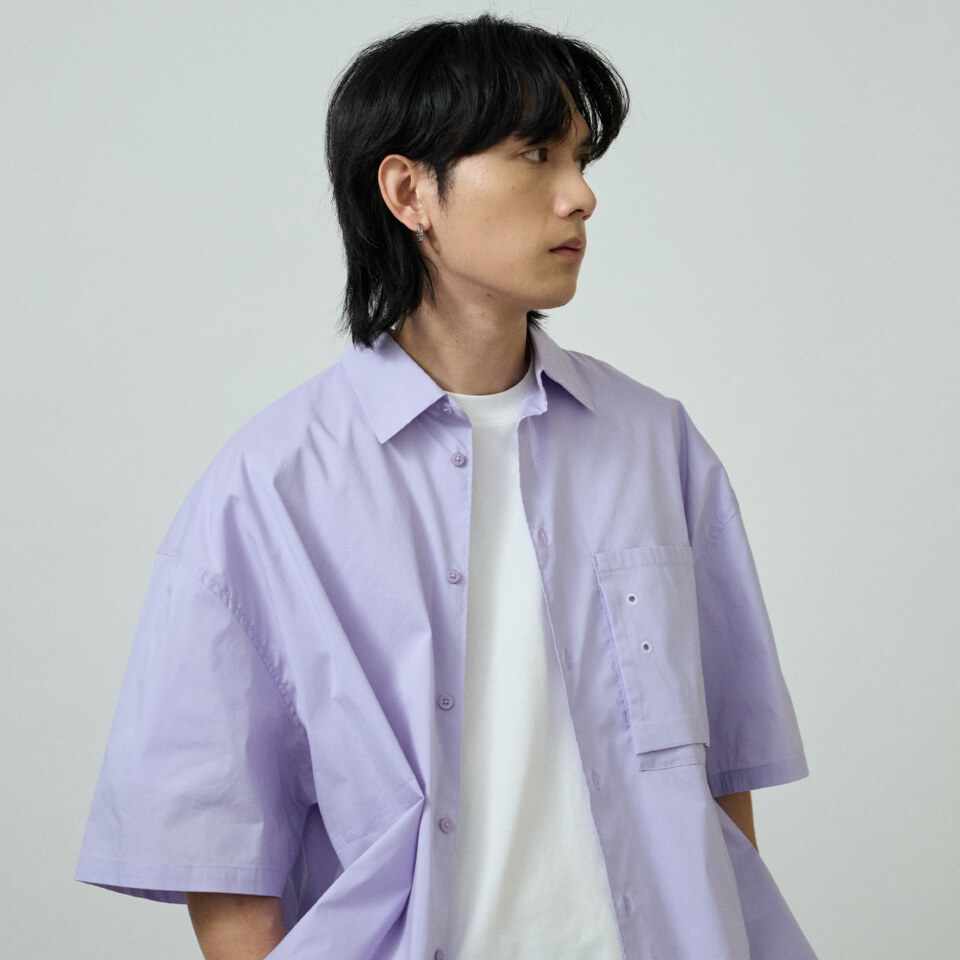 clip by clip OVERSIZE短袖襯衫