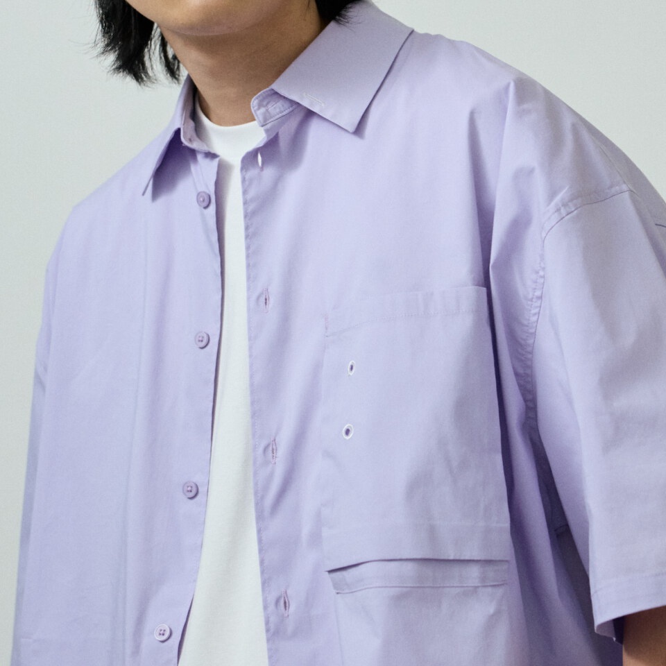 clip by clip OVERSIZE短袖襯衫