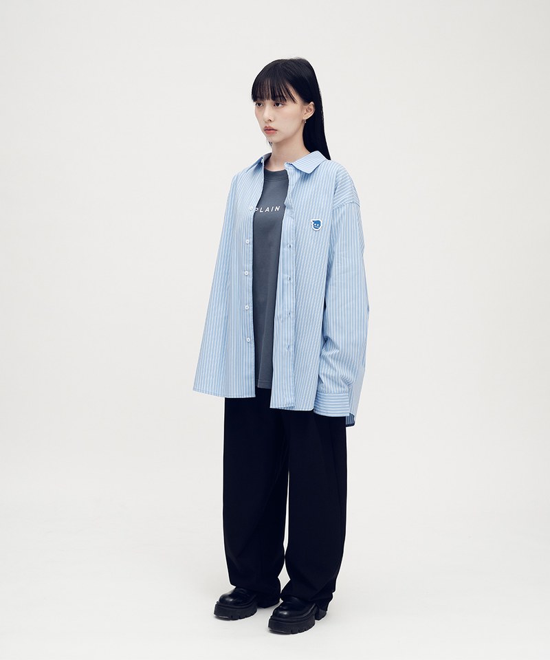 小P社長日常條紋襯衫