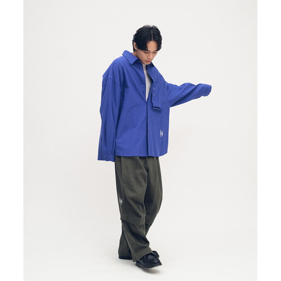 clip by clip OVERSIZE口袋牛津襯衫