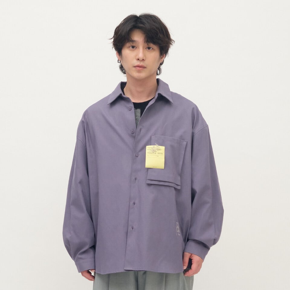 clip by clip OVERSIZE口袋牛津襯衫