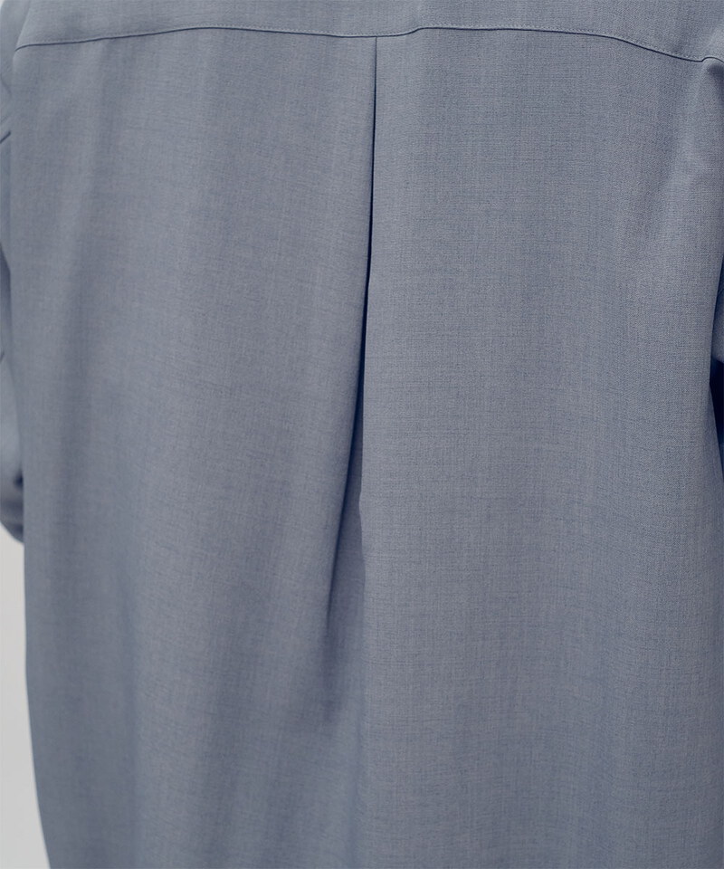 PLAIN西料開領口袋襯衫