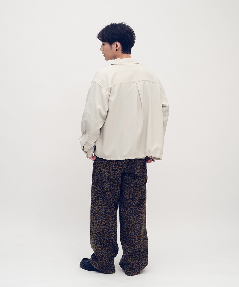 PLAIN西料開領口袋襯衫