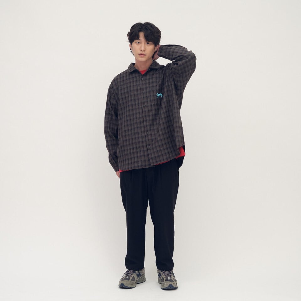 馬到成功寬鬆襯衫