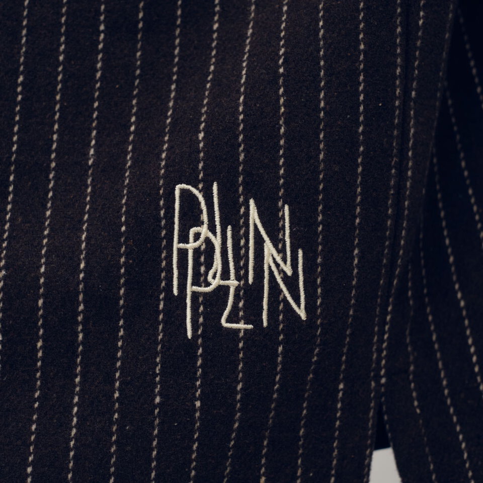 clip by clip 條紋記事CPO襯衫