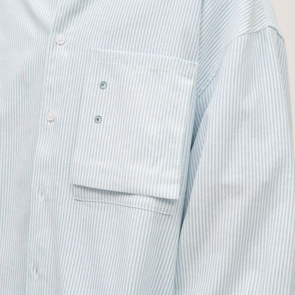 clip by clip OVERSIZE條紋牛津襯衫