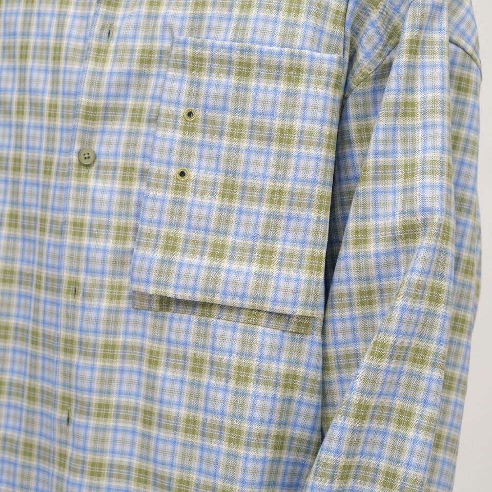 clip by clip OVERSIZE謎樣格紋襯衫