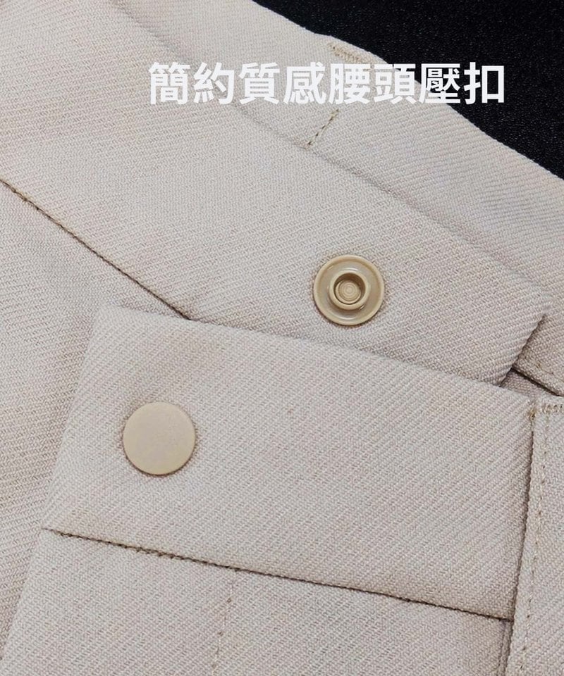 PLN3575-251 西料打褶長褲
