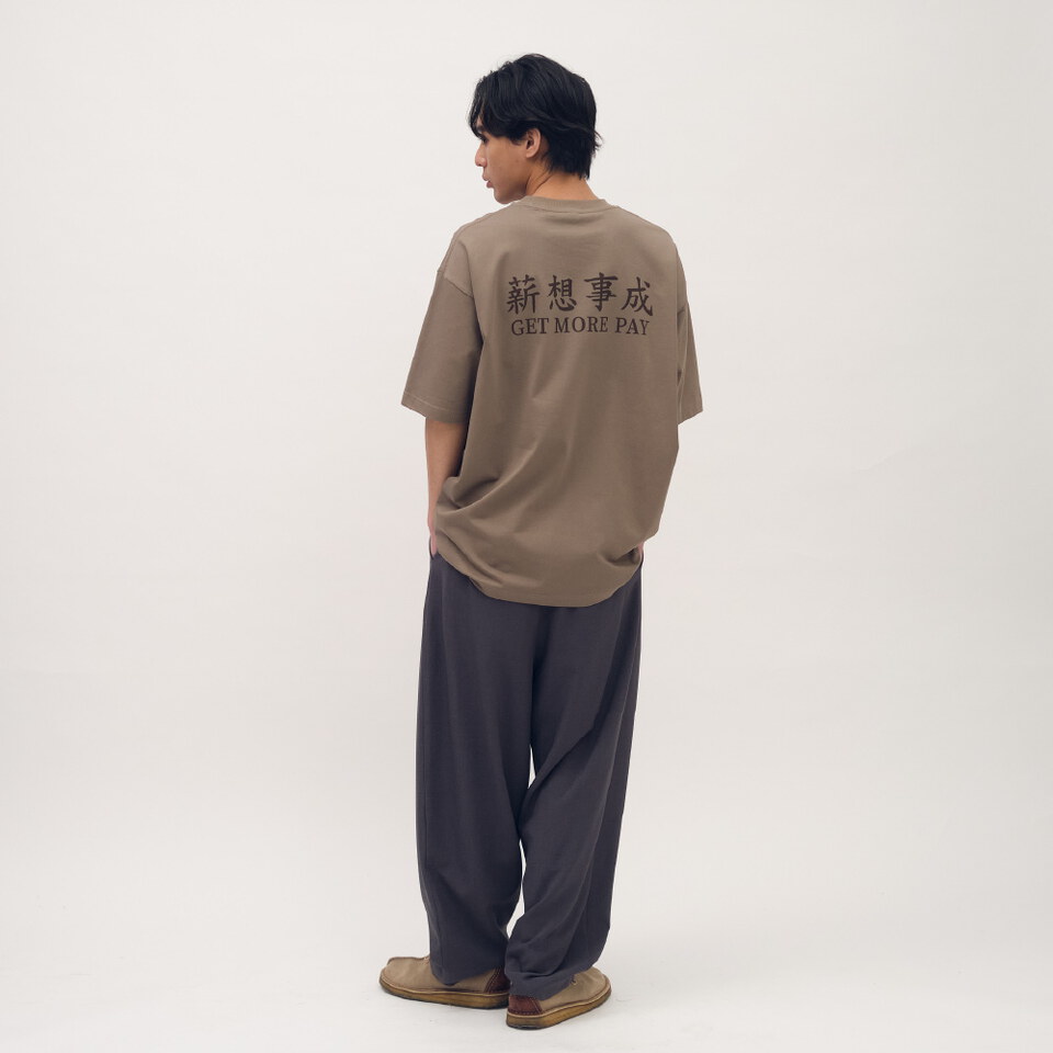 PLN3576-261 西料EASY剪裁錐形褲