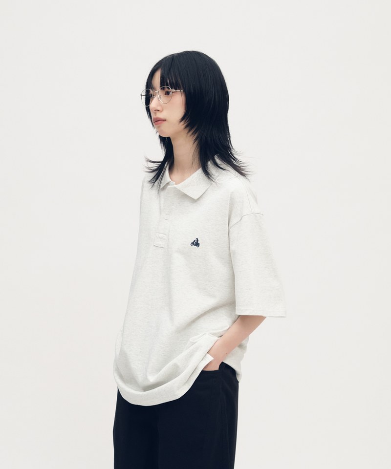 PLN3608-252 機車刺繡POLO衫