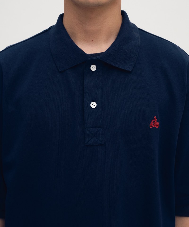 機車刺繡POLO衫