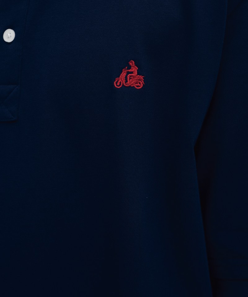 機車刺繡POLO衫