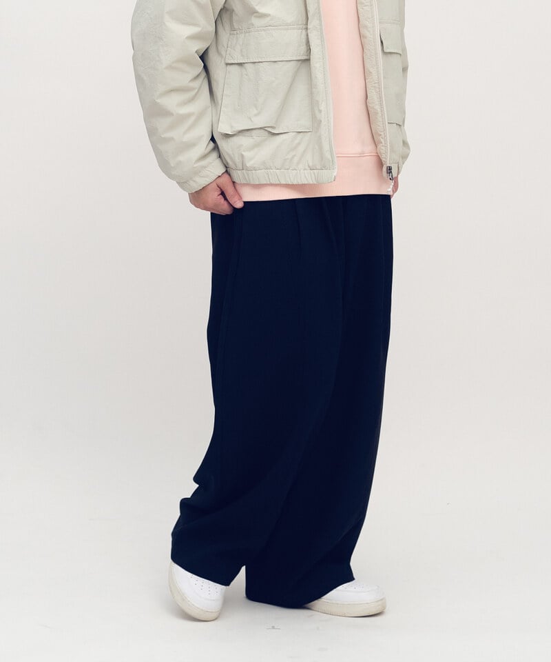 PLN4028-252 西料EASY燈籠寬褲