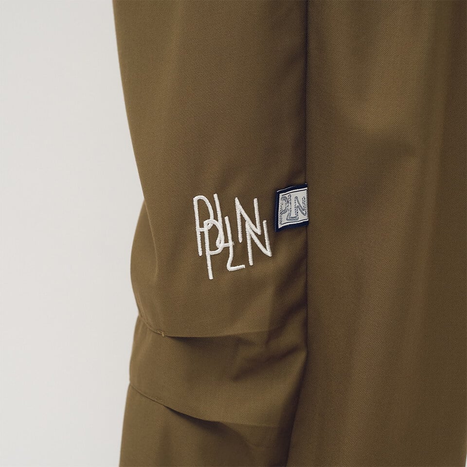 PLN4036-261 clip by clip 西料立體廓型長褲