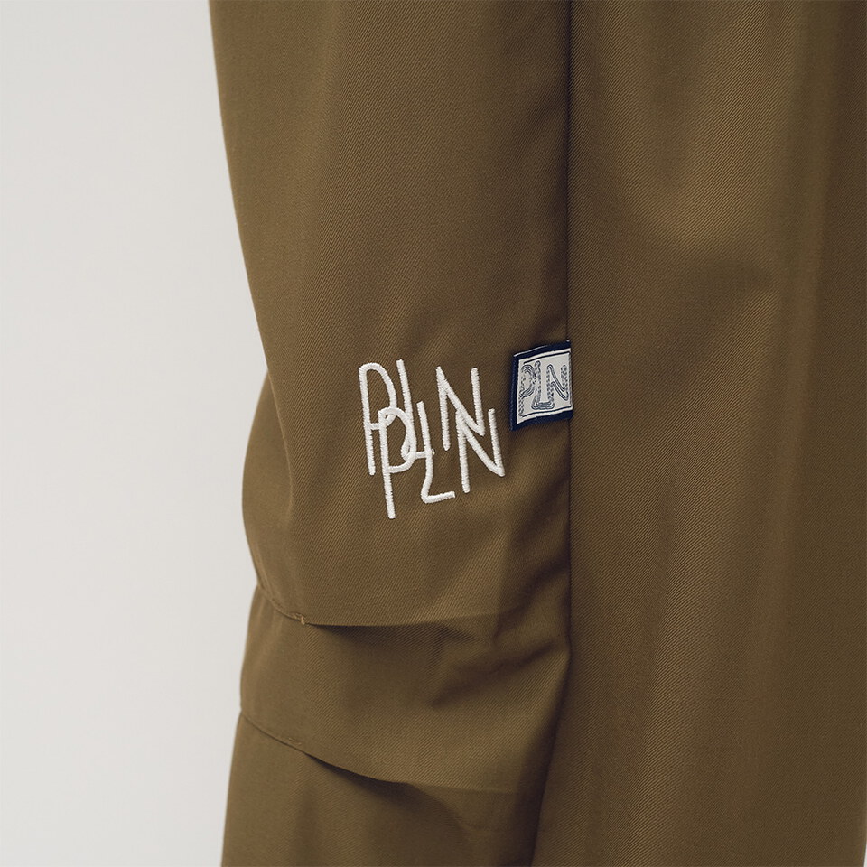 clip by clip 西料立體廓型長褲