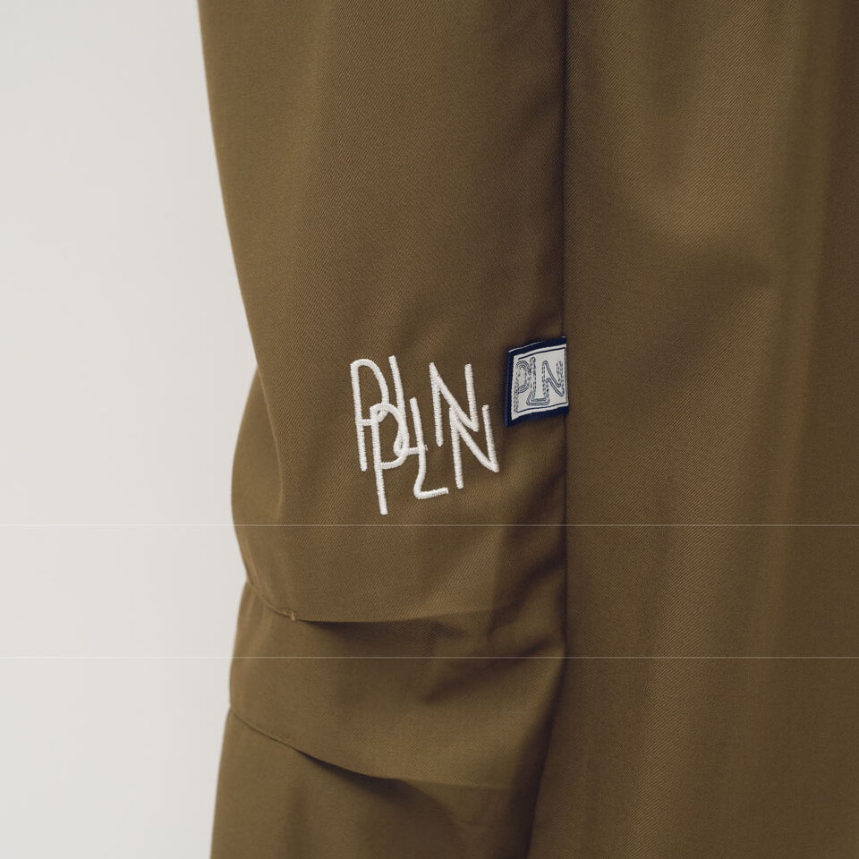 PLN4036-261 clip by clip 西料立體廓型長褲