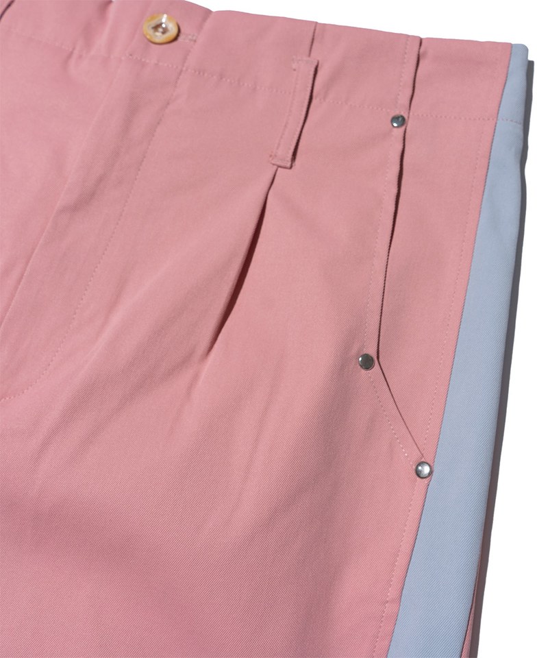 拼接休閒長褲 spliced slacks