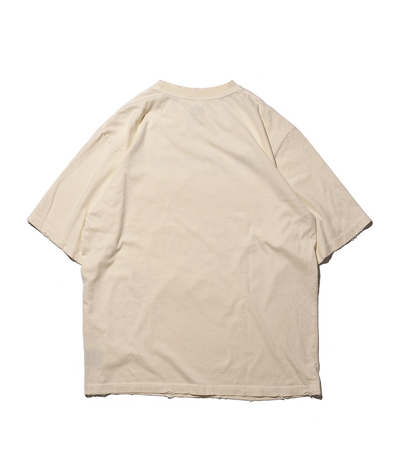 水洗破壞短TEE washed tee-02