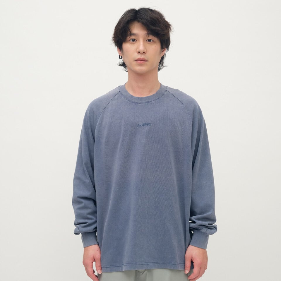 PPP0002-252 小P社長刺繡水洗長袖TEE